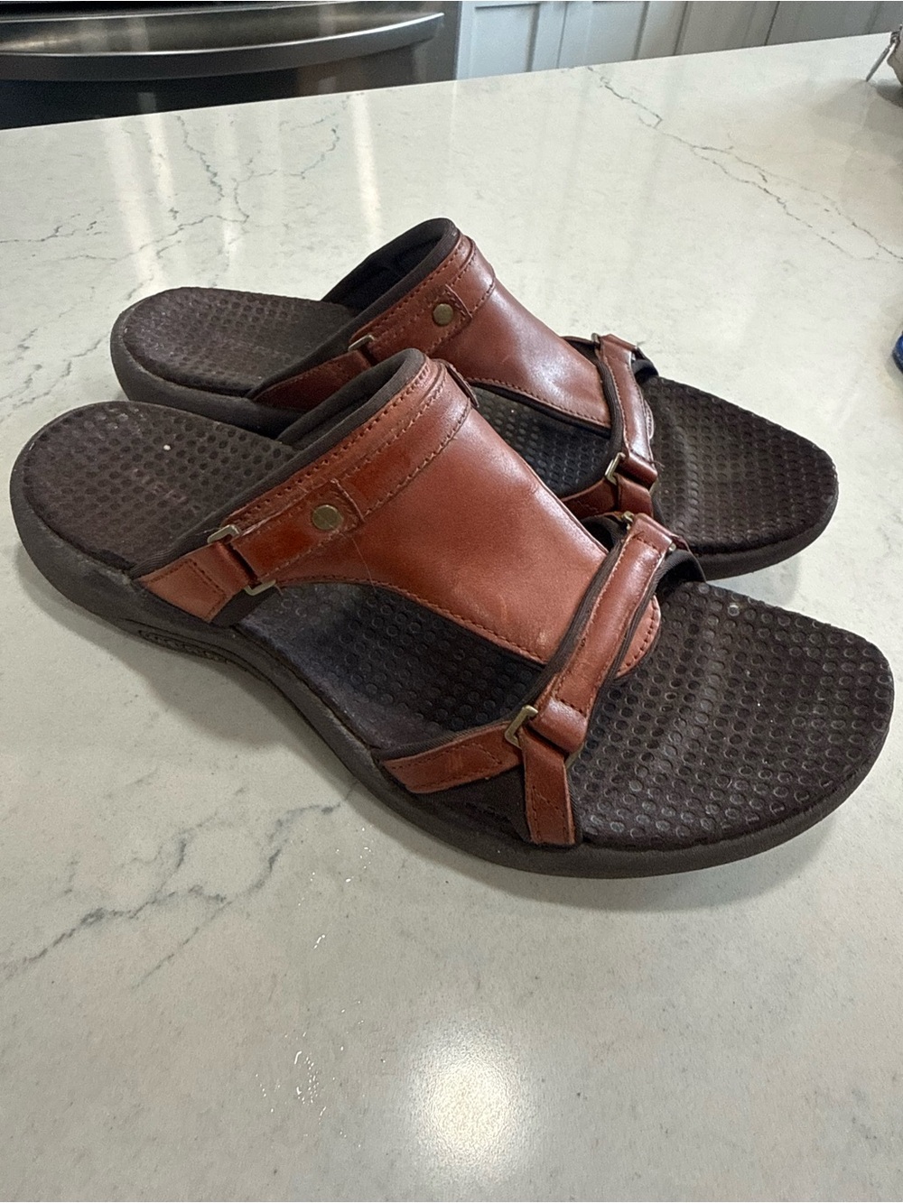 Merrell Women’s Autumn Glade Brown Sandals US 6 EU 37 Excellent